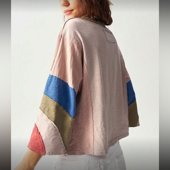 Colorblock Bell Sleeve Top - Picture 8 of 8